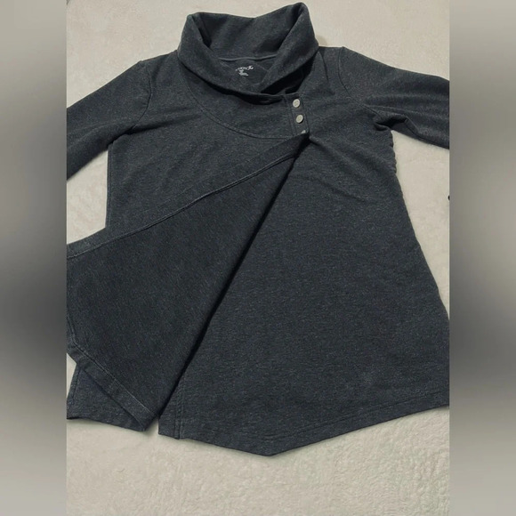 Sweater with Button Neck - Picture 6 of 15